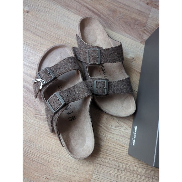 Rick Owens x Birkenstock Arizona Army Felt Sandals EU 43 Mens 10-10.5 main image 9